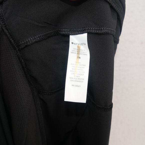 NEW Athleta Soho Skorts Shorts  Women's Plus Size 26 Black Stretch Pull On - Picture 7 of 8